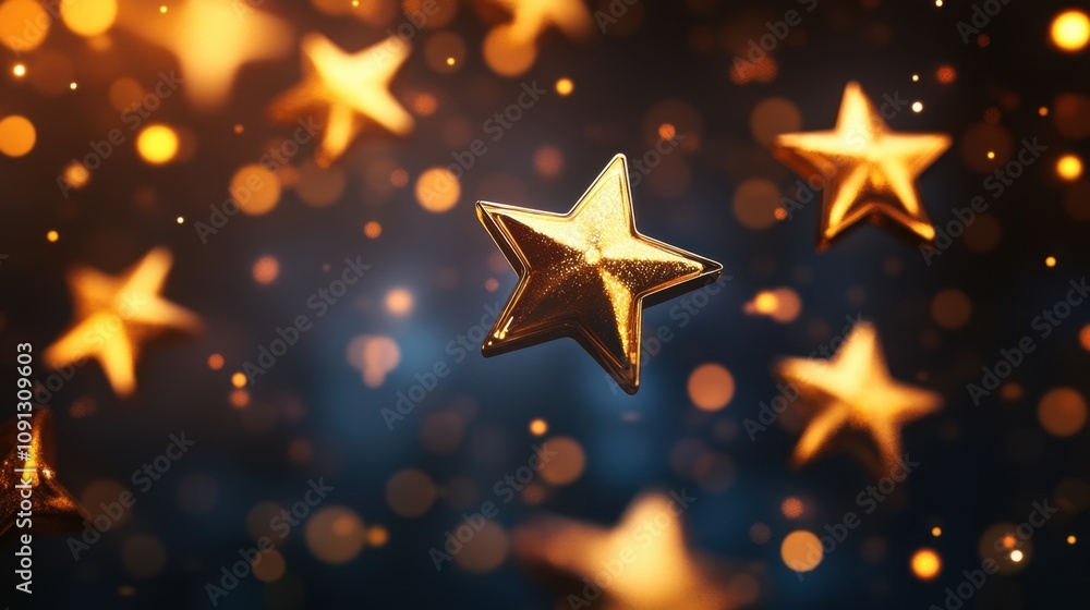 Aufkleber interactive content rating star system - touch-sensitive technology isolated on white background