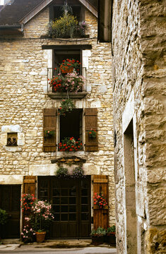 Old house in Orgelet, Bourgogne, France