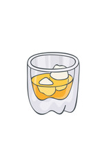 Drinks and beverages, vector cute illustration