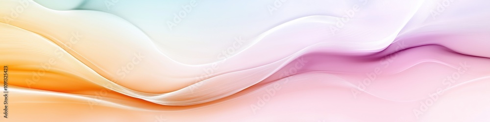 Poster a colorful wave with a pink and orange background. the wave is made up of many different colors, cre