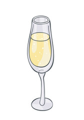 Drinks and beverages, vector cute illustration