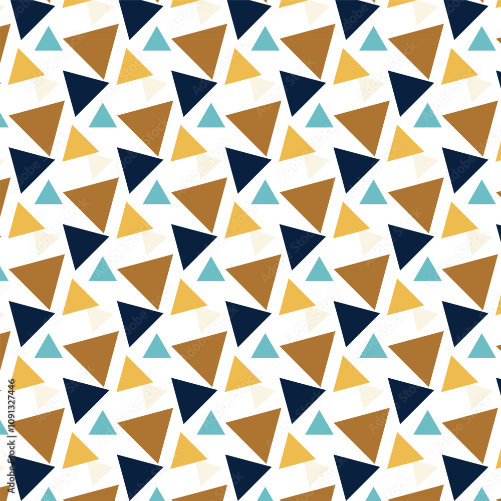 Poster modern abstract geometric pattern triangle poster banner background. vector illustration template de