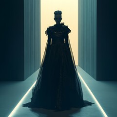 Avant Garde Fashion Runway Design in Bold Silhouette