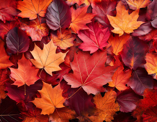 Fototapeta premium autumn leaves background