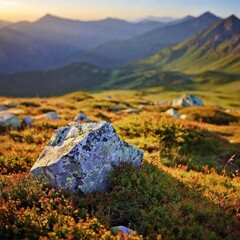 landscape in the carpathians