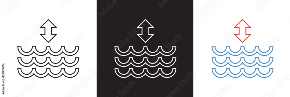 Aufkleber resilience icon. elastic material sign. quality design element. isolated on white and black backgrou