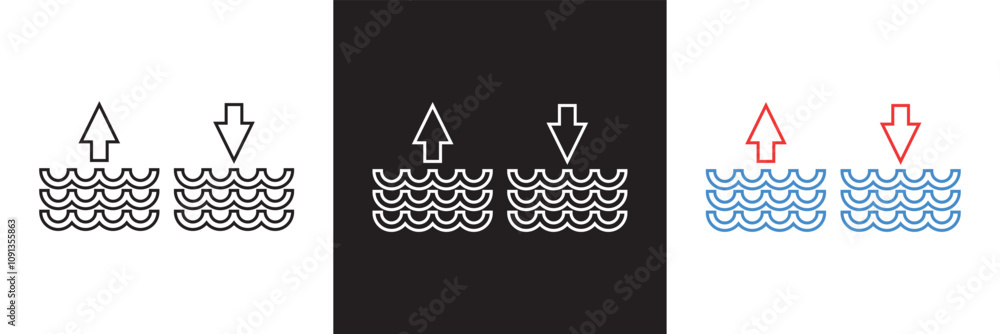 Aufkleber resilience icon. elastic material sign. quality design element. isolated on white and black backgrou