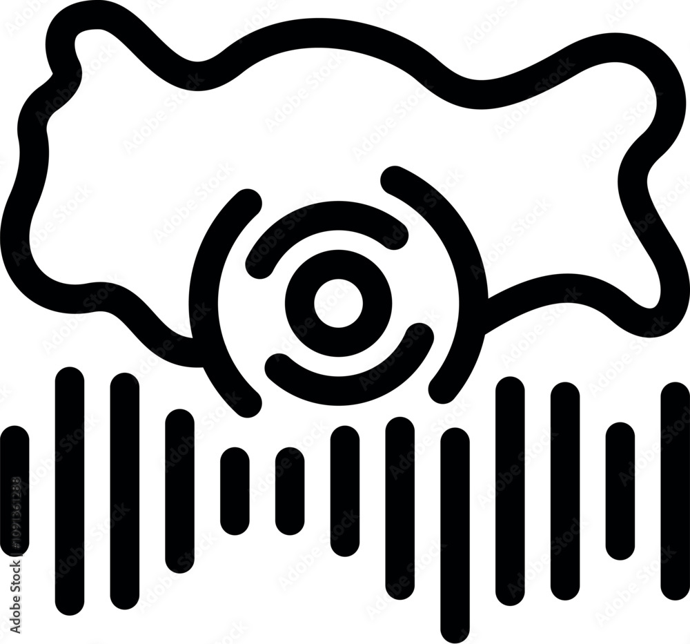 Poster voice recognition software processing audio waves to convert spoken words into digital text