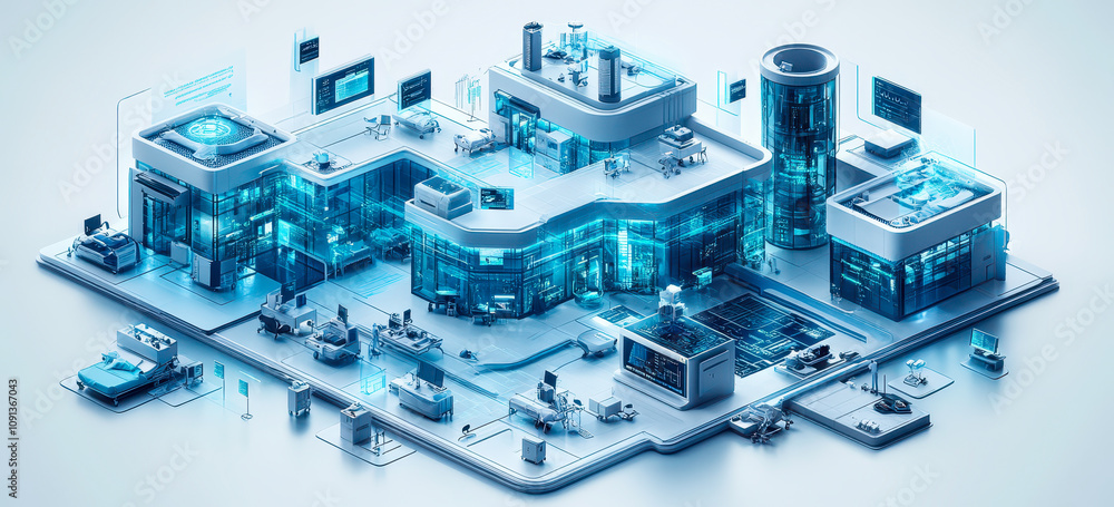 Poster smart hospitals using ai for real-time patient monitoring and automated diagnostics