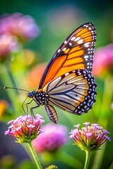 Obraz premium monarch butterfly on flower