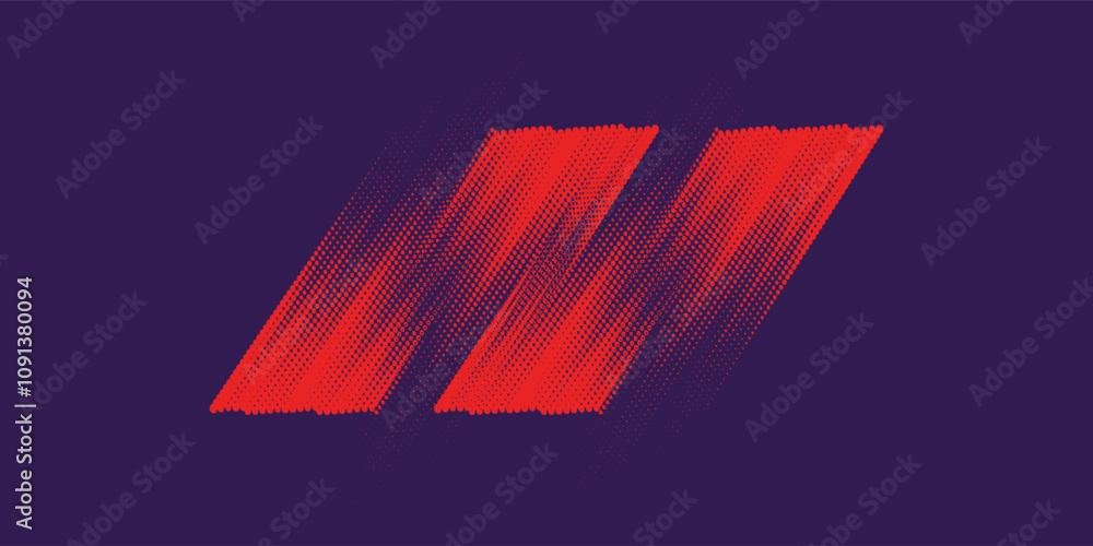Poster monochrome printing raster. abstract vector halftone background.