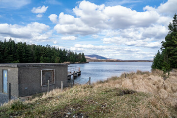 The pump station at Lough Anna, the drinking water supply for Glenties and Ardara - County Donegal, Ireland