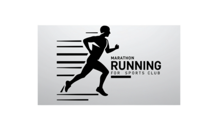 Running Man logo in transparent, 