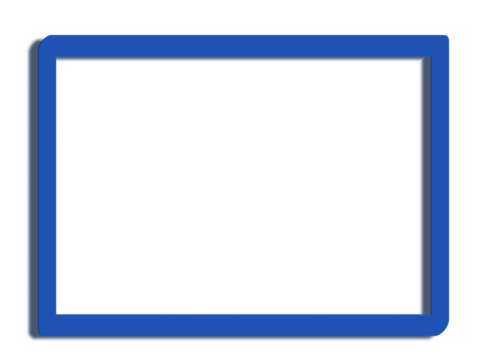 blue frame for text