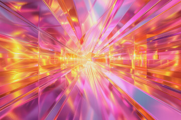 Obraz premium Elegant abstract background in gorgeous gold and purple colors. Elegant interior wall illustration of Filmic lighting.