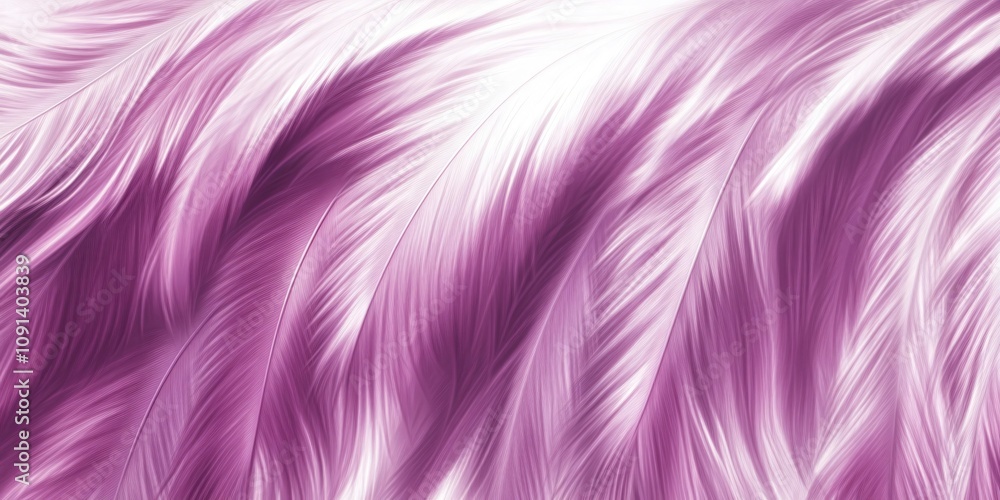 Poster soft pink feathers overlap, creating a gentle, textured background with highlights and shadows