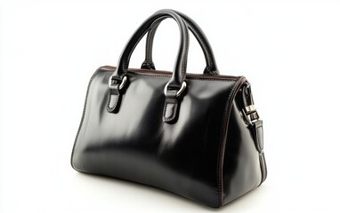 Naklejka premium woman bag professional stock photo on white background 