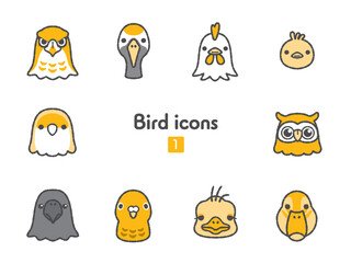アイコン集〜鳥1 © Armadilloz