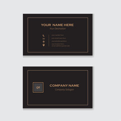 Creative business card design with a corporate theme, perfect for personal or professional use