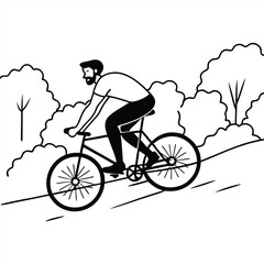 Naklejka premium man-cycling (1).eps