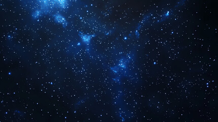 The pleiades star cluster twinkling brightly in the night sky, with its blue stars visible even without a telescope. Twinkling Star Clusters. Illustration