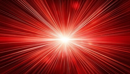 red starburst background