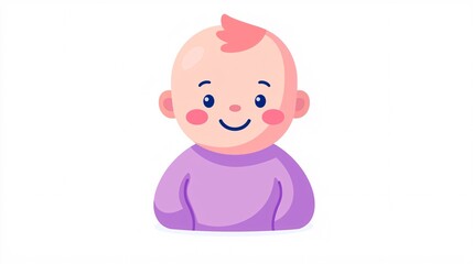 cartoon icon of a baby