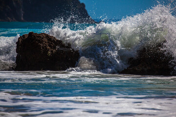 the moment of Splashing Waves
