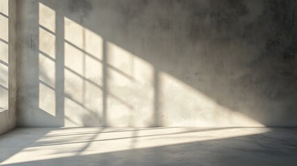Smooth wall surface with soft light casting a faint shadow in a dimly lit environment