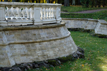 buildings in autumn Catherine Park, Pushkin city