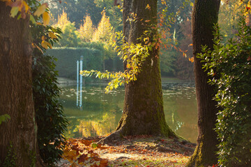 Italia, Toscana, Lucca, Marlia la villa Reale e il parco.