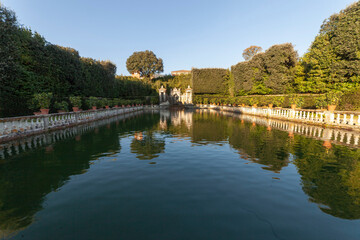Fototapeta premium Italia, Toscana, Lucca, Marlia la villa Reale e il parco.