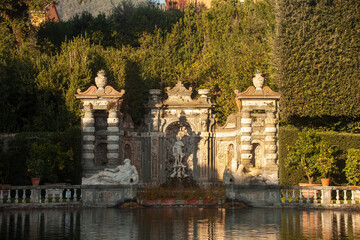Italia, Toscana, Lucca, Marlia la villa Reale e il parco.