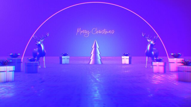 Neon Christmas Intro