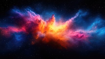 Fototapeta premium Big Bang Event with Expanding Universe Concept