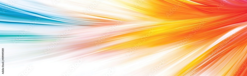 Poster vibrant colors swirling in dynamic motion, creating a sense of speed and energy