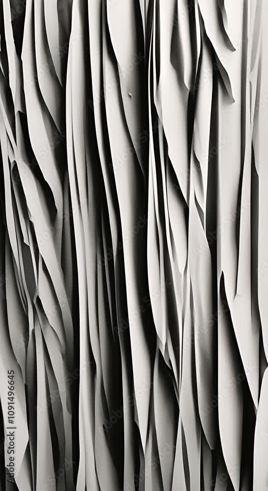 Poster vertical black crumbled paper background texture black crumpled paper texture stop motion seamless l