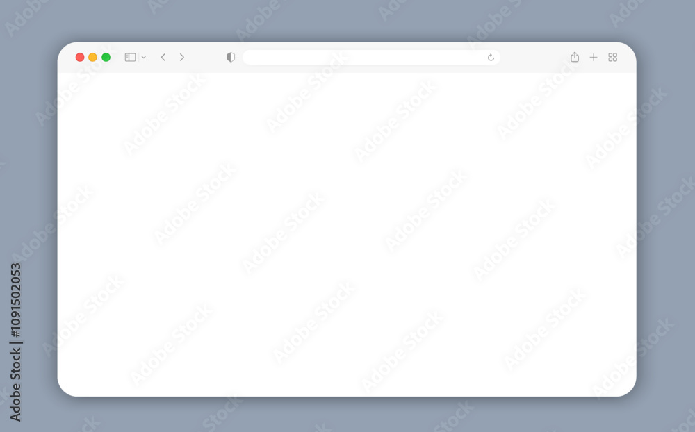 Aufkleber Web browser, internet browser search engine. Search bar for ui ux design and web site. Search address and navigation bar icon. Collection of search form templates for websites