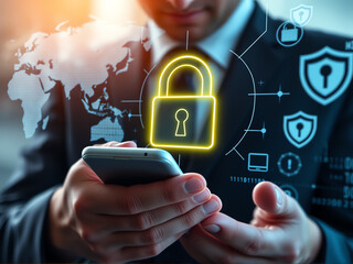 Image illustrating strategies for safeguarding a business against cyber attacks and enhancing cybersecurity measures.