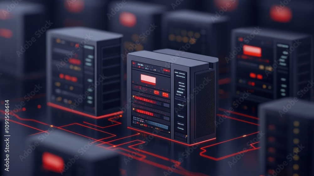 Poster firewalls and cybersecurity protect against security risks. layered visualization of firewall techno