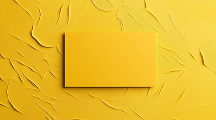 Bright yellow with subtle embossed texture, central text box, eye-catching and bold, ideal for social media marketing