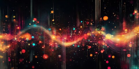 Obraz premium Gold glitter on a dark blue background. High-resolution 