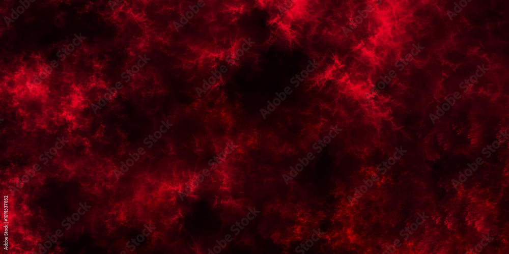 Poster abstract black and red fantasy watercolor background. .freeze motion of red color fire particles spl