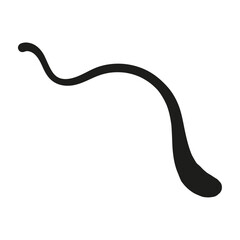 Wavy, fluid pattern with organic shapes. Groovy doodle liquid design. Flat vector illustration isolated on white background.	