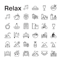 Fototapeta premium Flat Design Icon Set for Business and Technology
