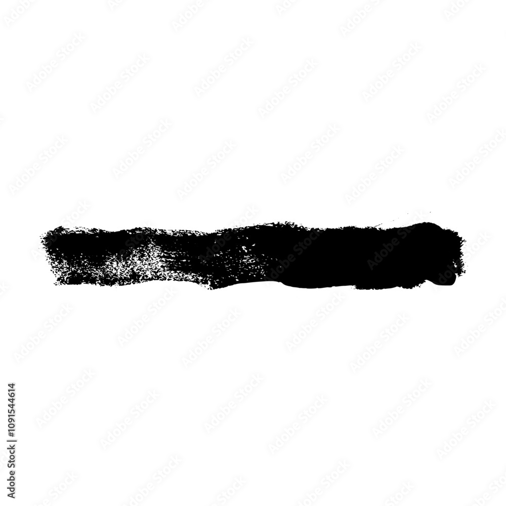 Poster distressed brush stroke frame set with ink texture and spray paint effect. box shape for text backgr