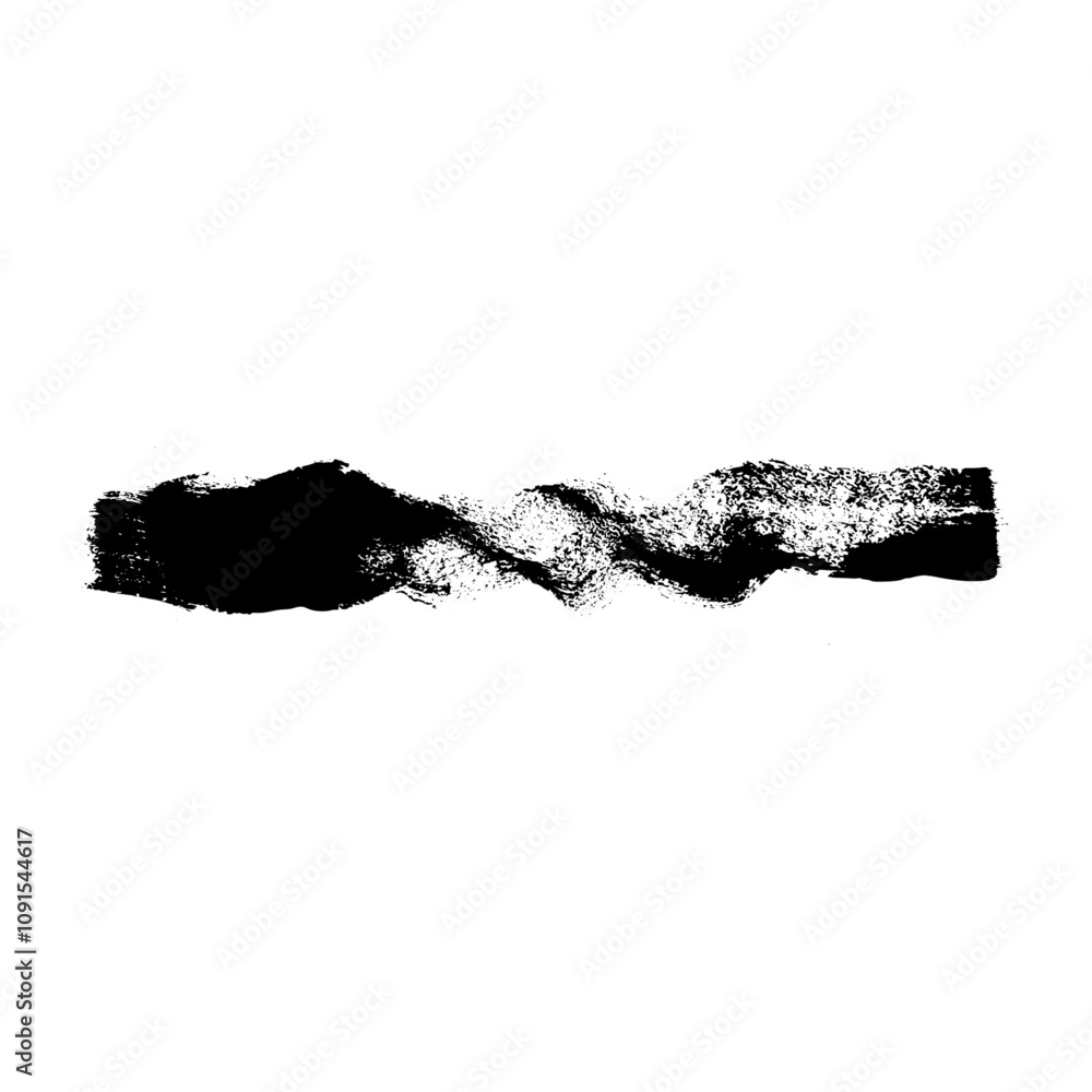 Poster distressed brush stroke frame set with ink texture and spray paint effect. box shape for text backgr
