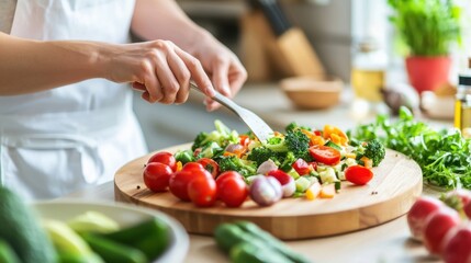 Naklejka premium Family Cooking Together in a Cozy Kitchen