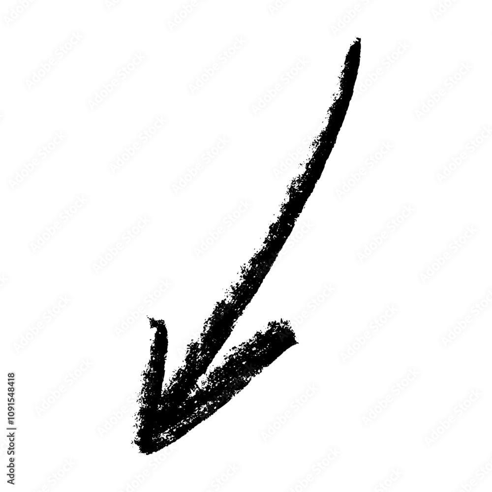 Poster doodle emphasis arrow icon set. design quirky twist zigzag line, spring coil, curve wave. flat vecto