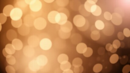 Fototapeta premium Golden Bokeh Lights: Captivating Background for Web Design, Social Media, and Celebrations
